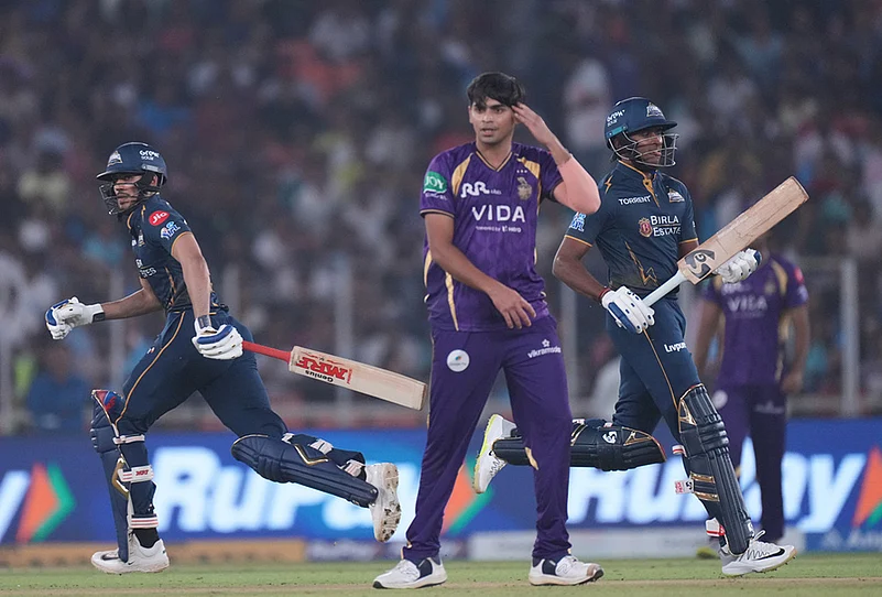 GT vs KKR IPL 2026 Match 25 T20 cricket match-Kartik Tyagi