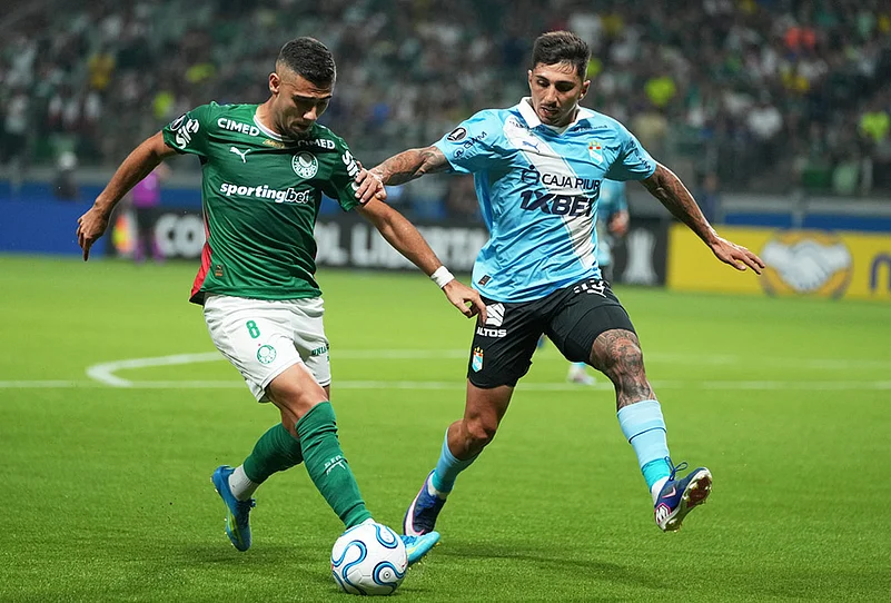 Palmeiras vs Sporting Cristal conmebol copa libertadores soccer-Andreas Pereira