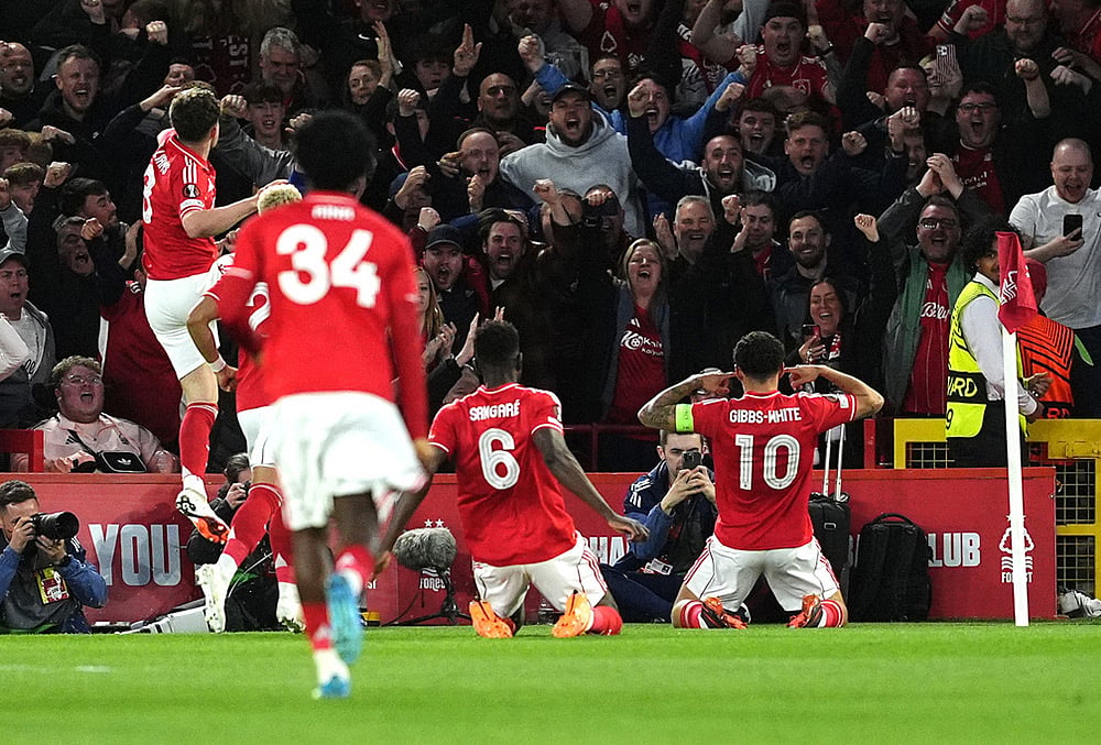 Nottingham Forest Vs FC Porto UEFA Europa League soccer- Morgan Gibbs-White