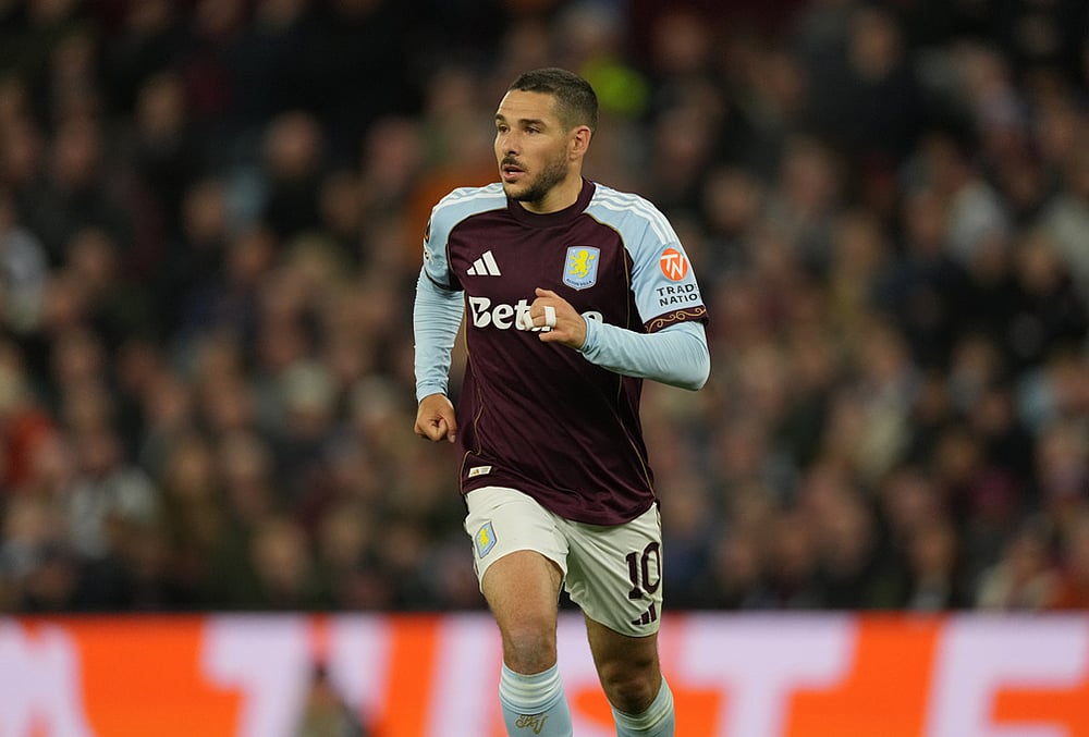 Aston Villa Vs Bologna FC UEFA Europa League soccer-Emiliano Buendia