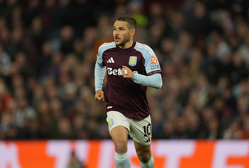 Aston Villa Vs Bologna FC UEFA Europa League soccer-Emiliano Buendia