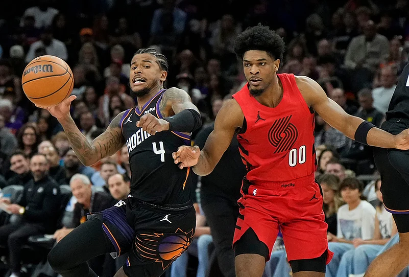 Phoenix Suns vs Portland Trail Blazers NBA 2026 play-in game- Jalen Green