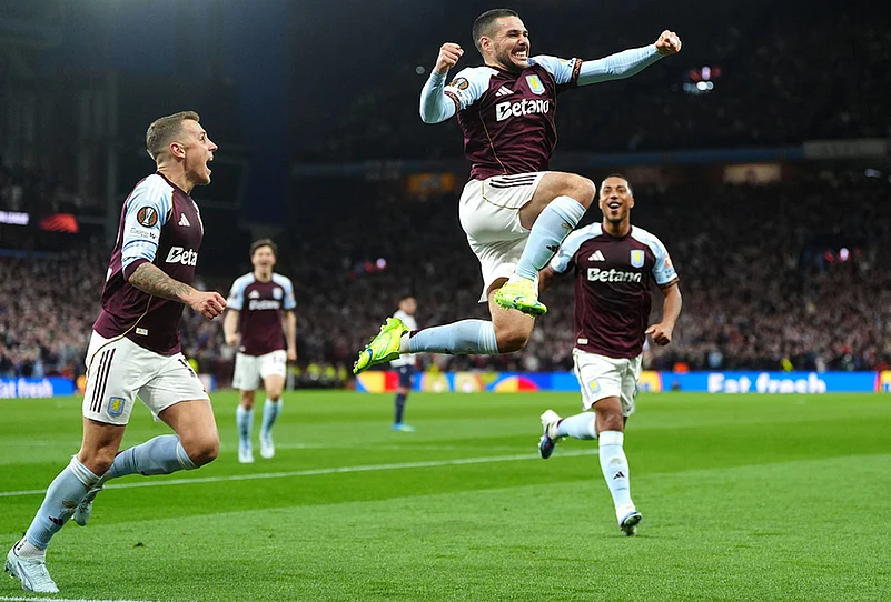 Aston Villa Vs Bologna FC UEFA Europa League soccer-Emi Buendia