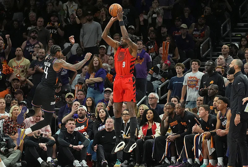 Phoenix Suns vs Portland Trail Blazers NBA 2026 play-in game-Jerami Grant