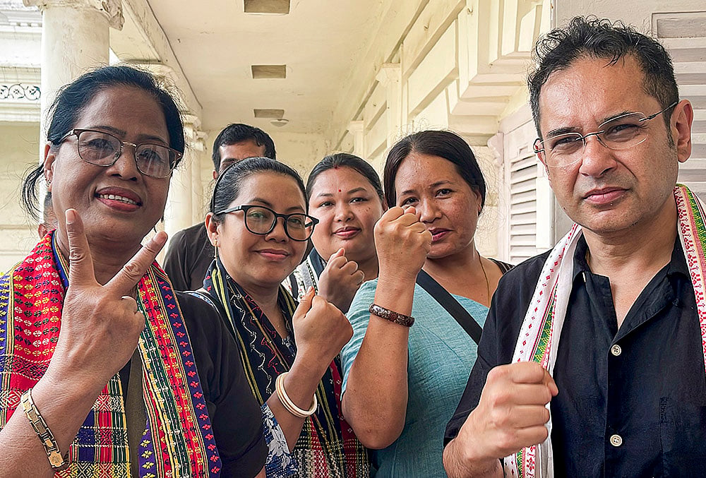 TTAADC elections: Tipra Motha Party founder celebrates
