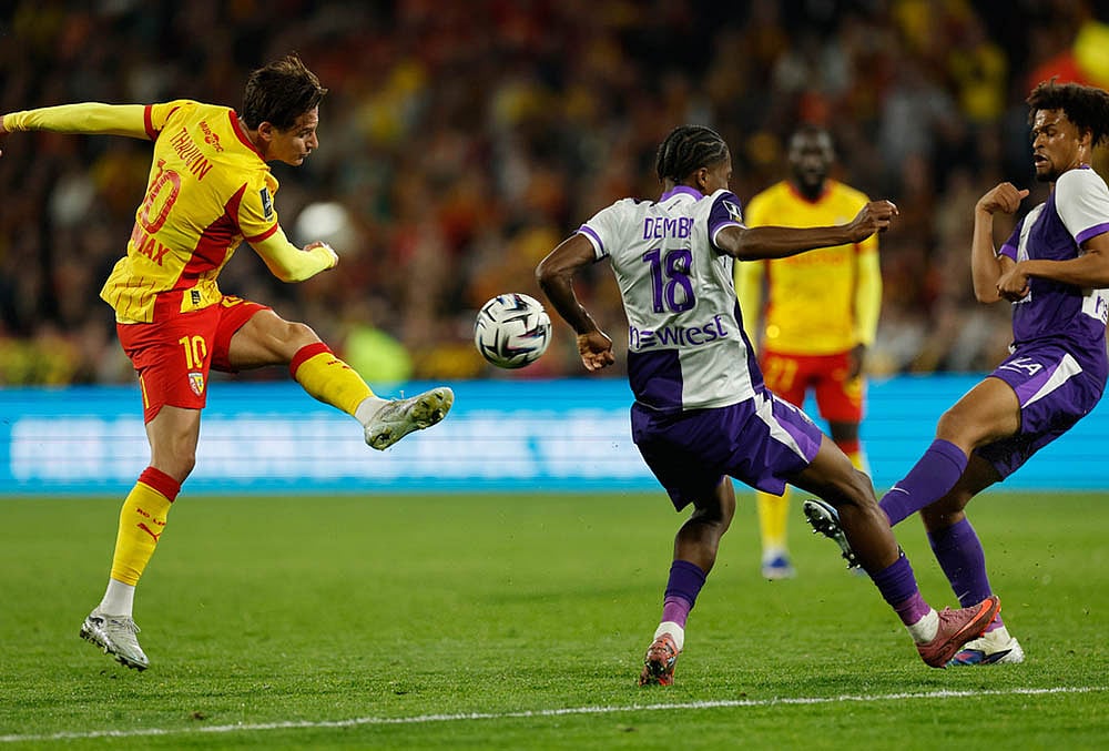 Lens Vs Toulouse Ligue 1 soccer-Lens Florian Thauvin
