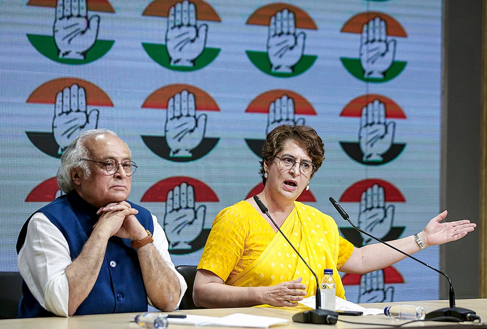 Congress press conference in Delhi