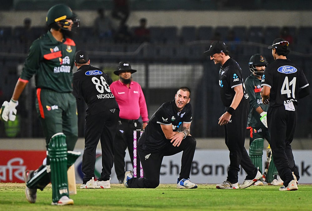 Bangladesh Vs New Zealand 1st ODI at Sher-e-Bangla Stadium-Blair Tickner