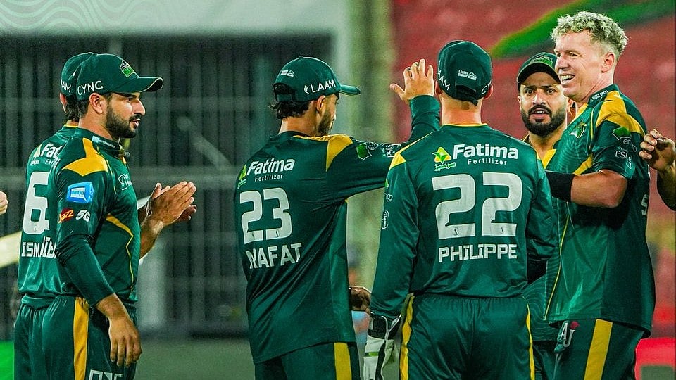 Multan Sultans players in action during PSL 2026 match at National Stadium in Karachi.  - MultanSultans/X