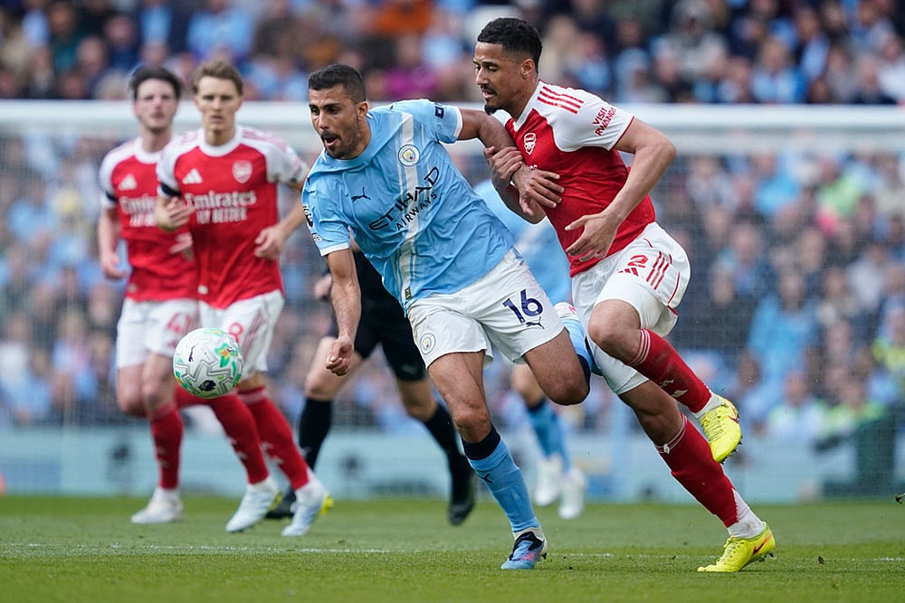 English Premier League Soccer Match: Arsenal vs Manchester City