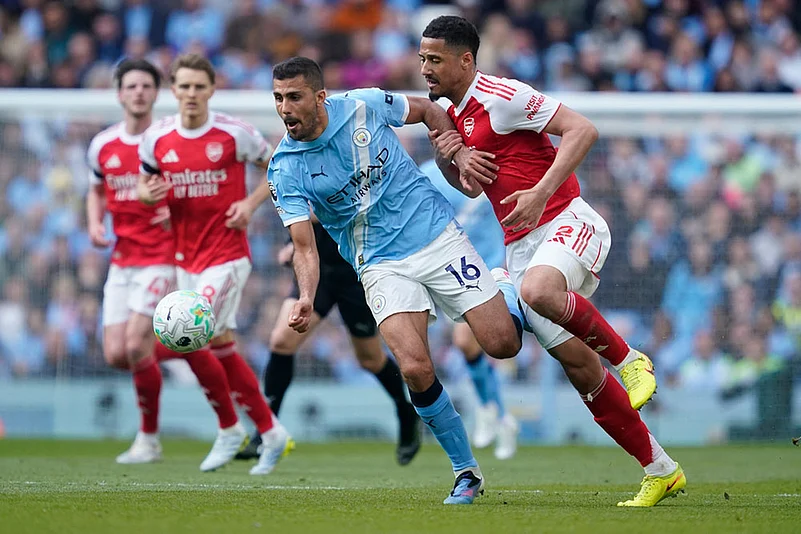 English Premier League Soccer Match: Arsenal vs Manchester City