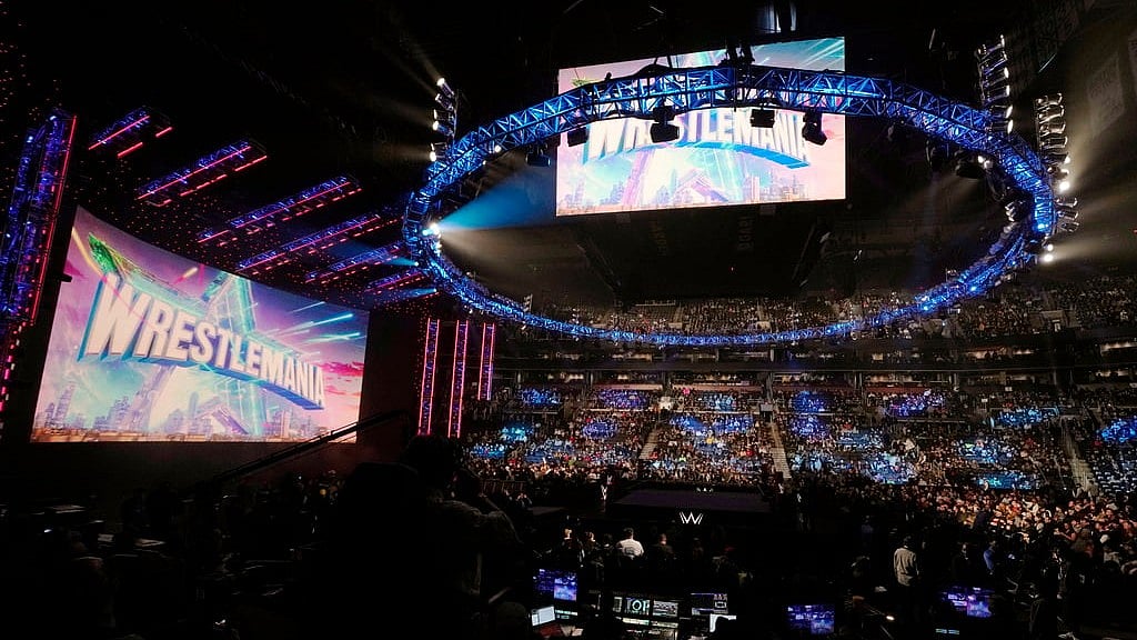 WWE WrestleMania - AP/Charles Krupa