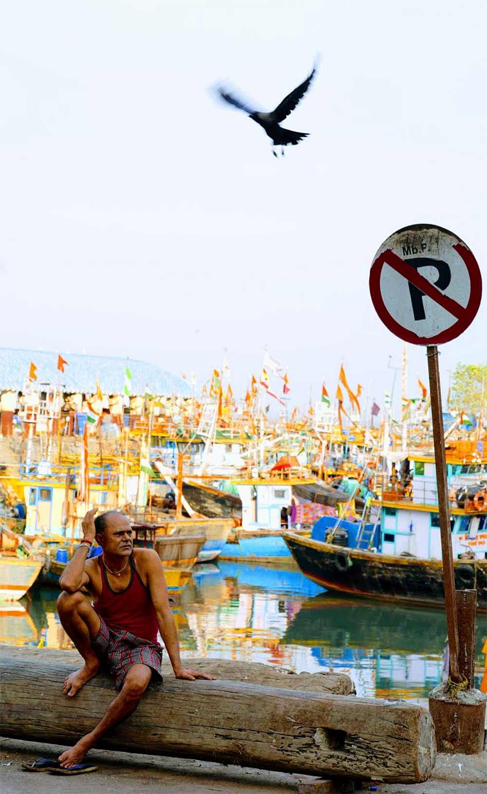 Sassoon Docks exports impacted by war. 