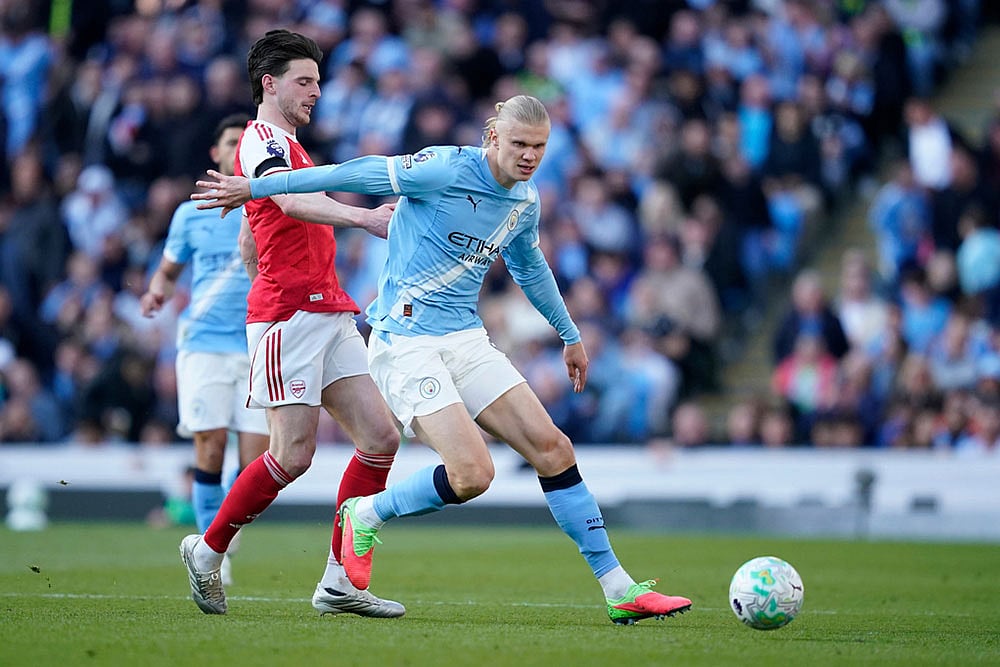 Manchester Citys Erling Haaland