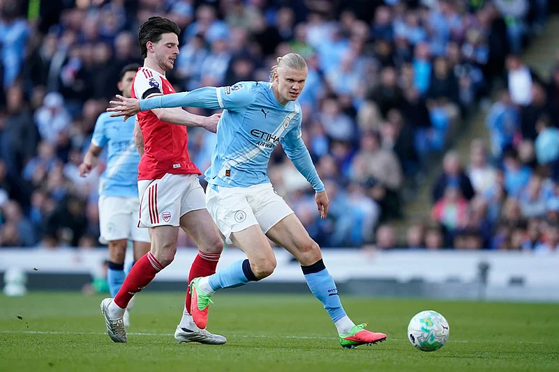 Manchester Citys Erling Haaland