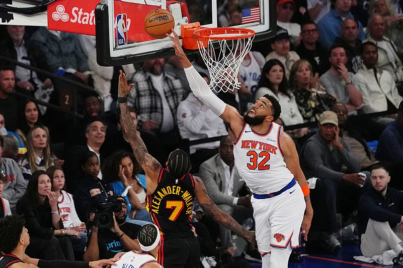 NBA Basketball: Atlanta Hawks vs New York Knicks
