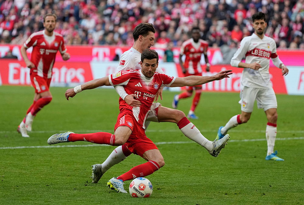 Bayern Munich vs Stuttgart Bundesliga soccer-Stuttgarts Angelo Stiller