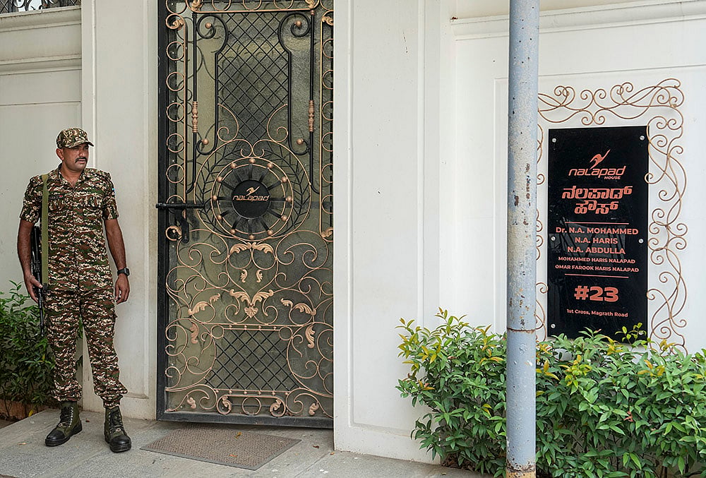 ED raids Congress MLA NA Hariss residence
