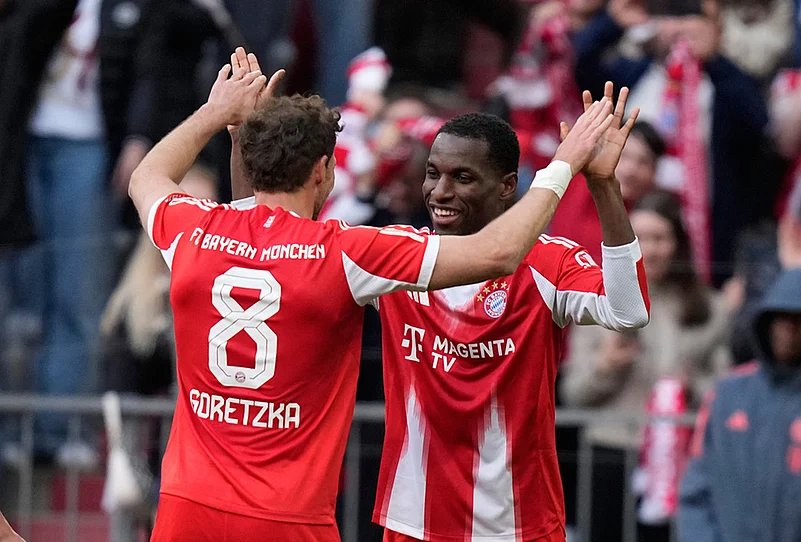 Bayern Munich vs Stuttgart Bundesliga soccer-Bayerns Leon Goretzka
