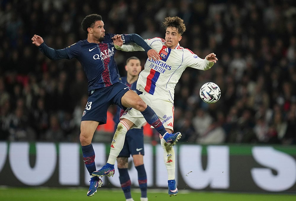 Paris Saint-Germain vs Olympique Lyon French League One soccer-Afonso Moreira