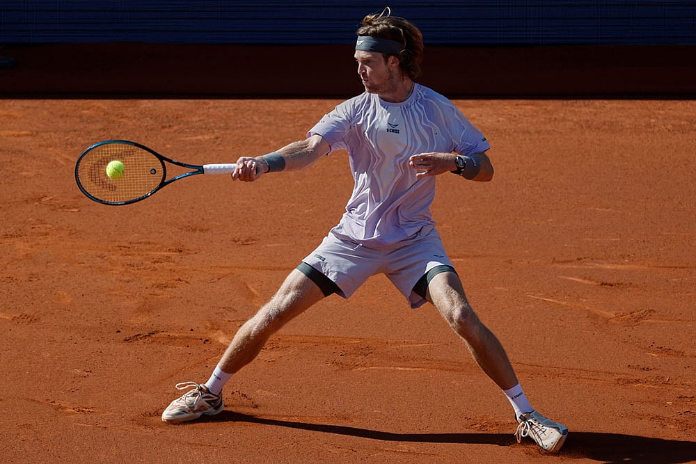 Spain Tennis Barcelona Open: Andrey Rublev vs Arthur Fils