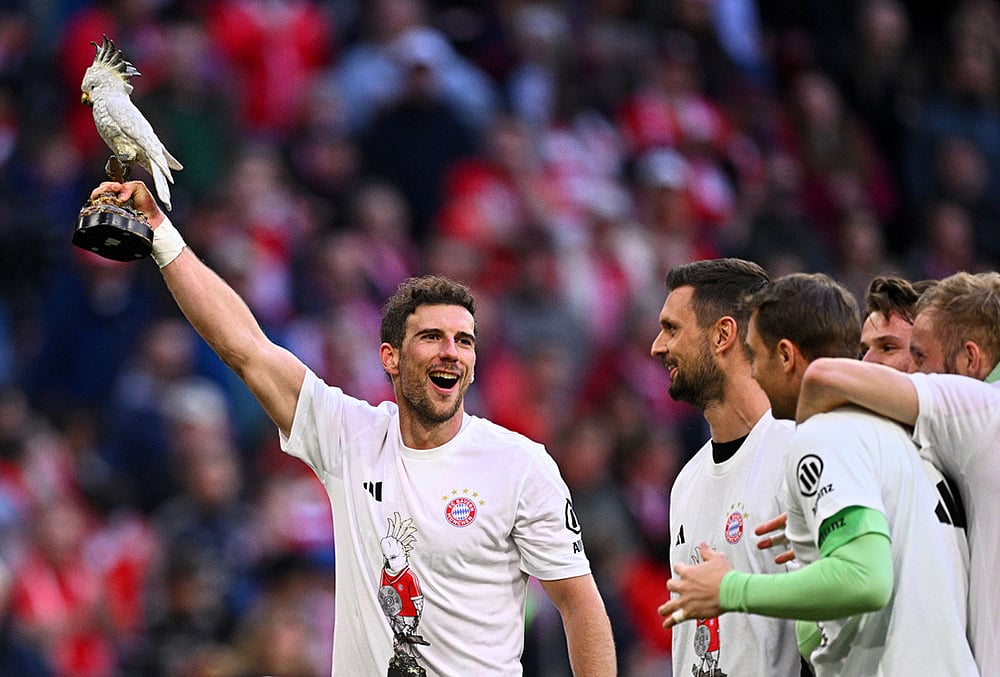 Bayern Munich vs Stuttgart Bundesliga soccer-Bayerns Leon Goretzka