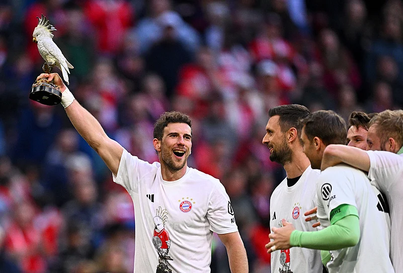 Bayern Munich vs Stuttgart Bundesliga soccer-Bayerns Leon Goretzka