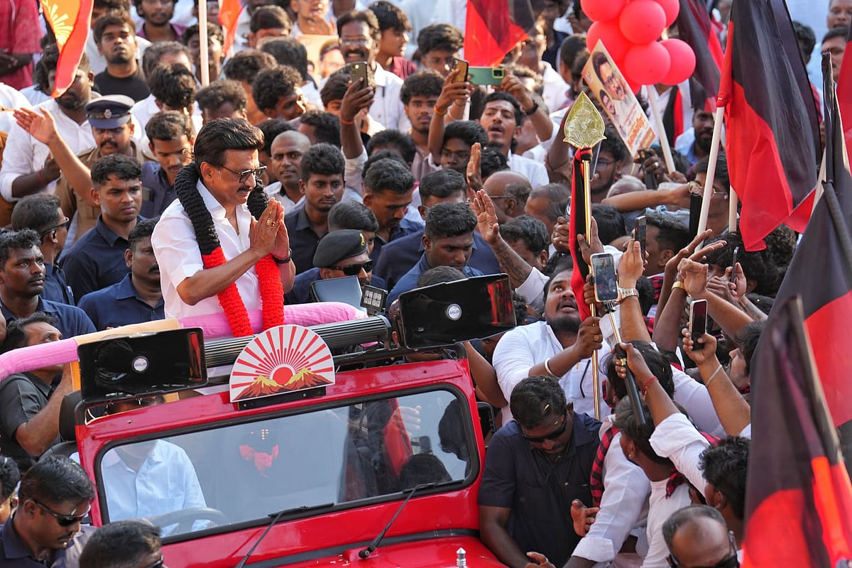 Tamil Nadu Chief Minister during a rally
