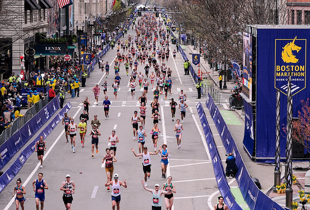 Boston Marathon 2026 Boylston Street 