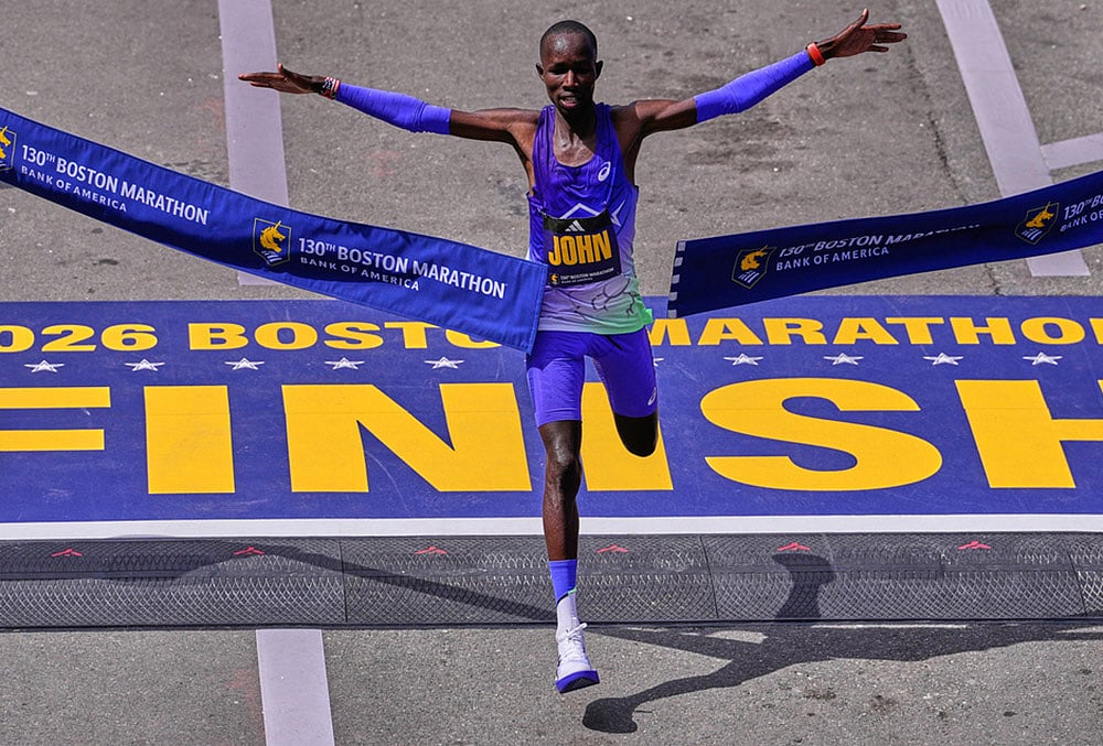 Boston Marathon 2026 -John Korir, of Kenya
