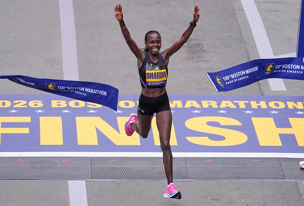 Boston Marathon 2026 -Sharon Lokedi of Kenya