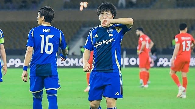 Machida Zelvia's Yuki Soma celebrates after scoring during the AFC Champions League Elite semi-final against Shabab Al-Ahli on April 21, 2026. - | Photo: Instagram/fcmachidazelvia