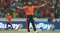 | Photo: AP/Mahesh Kumar  : Sunrisers Hyderabad add Praful Hinge in playing XI against RR in Eliminator on May 27.