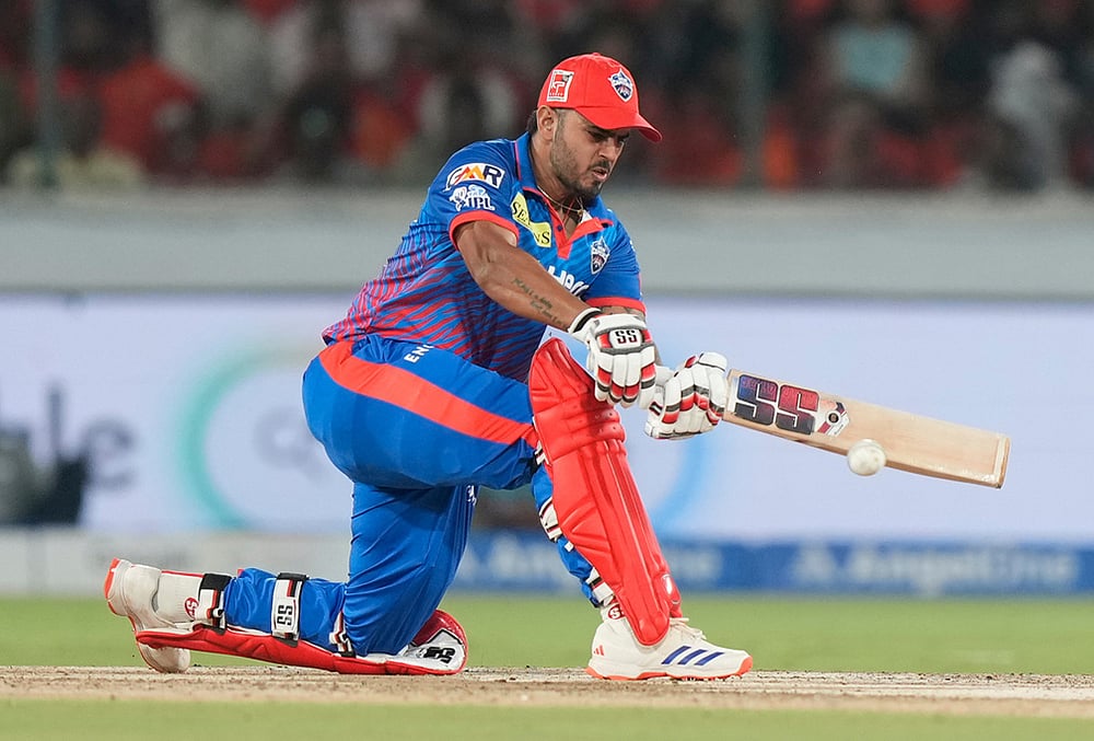 SRH vs DC IPL 2026 match 31 photos-Nitish Rana