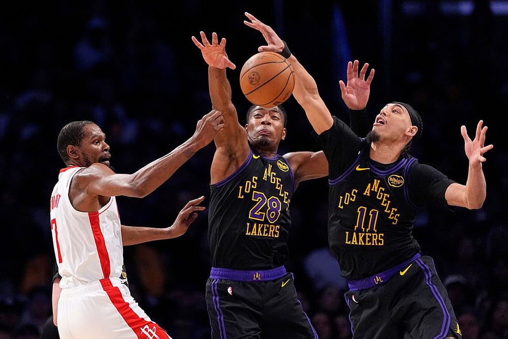 NBA Basketball: Houston Rockets vs Los Angeles Lakers