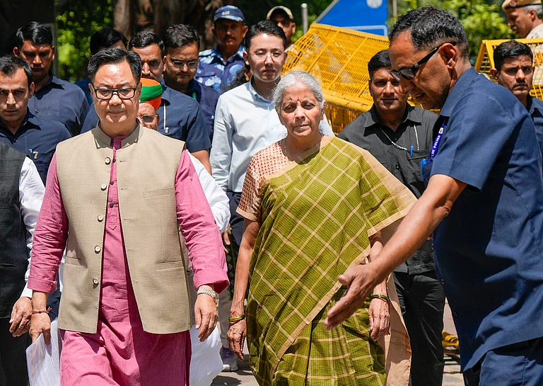 The delegation, which included Union ministers Kiren Rijiju and Arjun Ram Meghwal along with BJP national general secretary Arun Singh, urged the poll panel to intervene and take what it called strict measures. - PTI