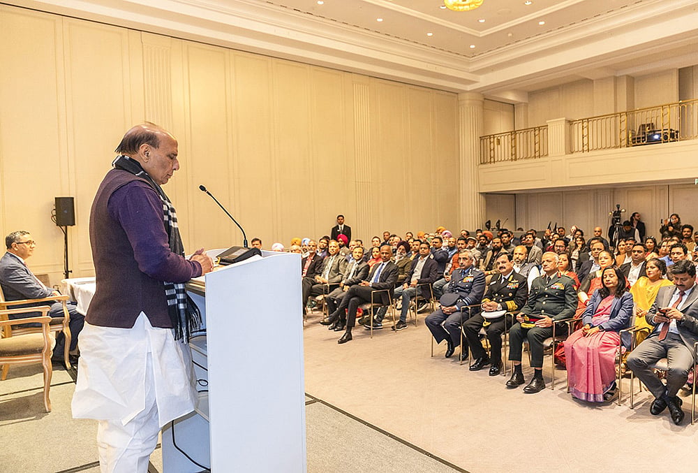 Rajnath Singh in Germany