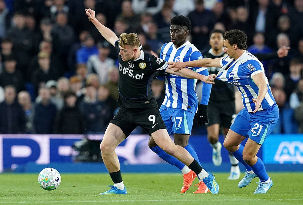 Brighton vs Chelsea Premier League soccer-Chelseas Liam Delap