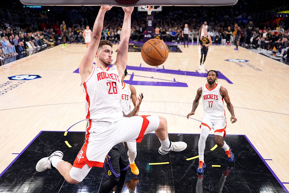 Basketball: Los Angeles Lakers vs Houston Rockets