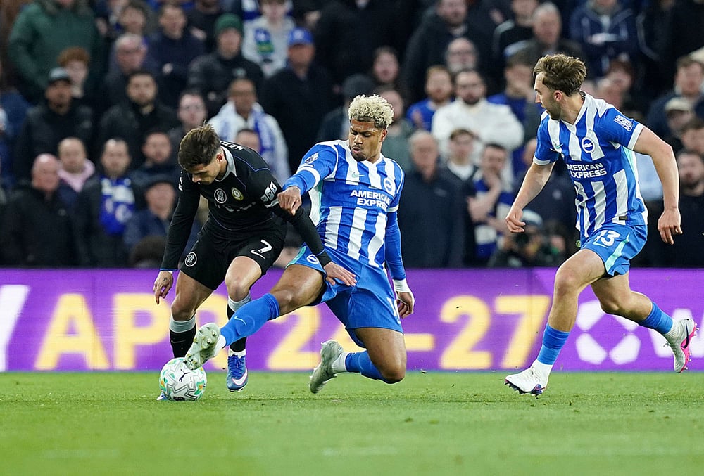Brighton vs Chelsea Premier League soccer-Pedro Neto