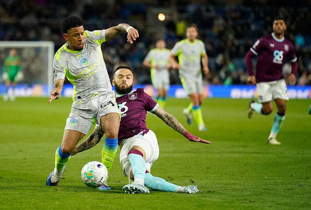 Burnley vs Manchester City Premier League soccer-Quilindschy Hartman
