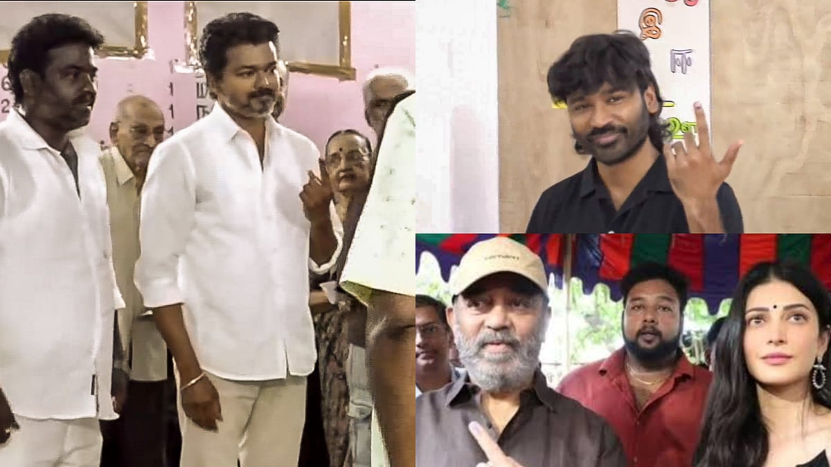 Kollywood stars cast their vote at TN Elections 2026 - X