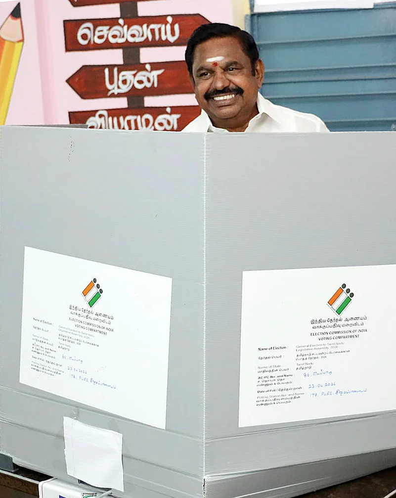 TN polls: Edappadi K Palaniswami casts vote