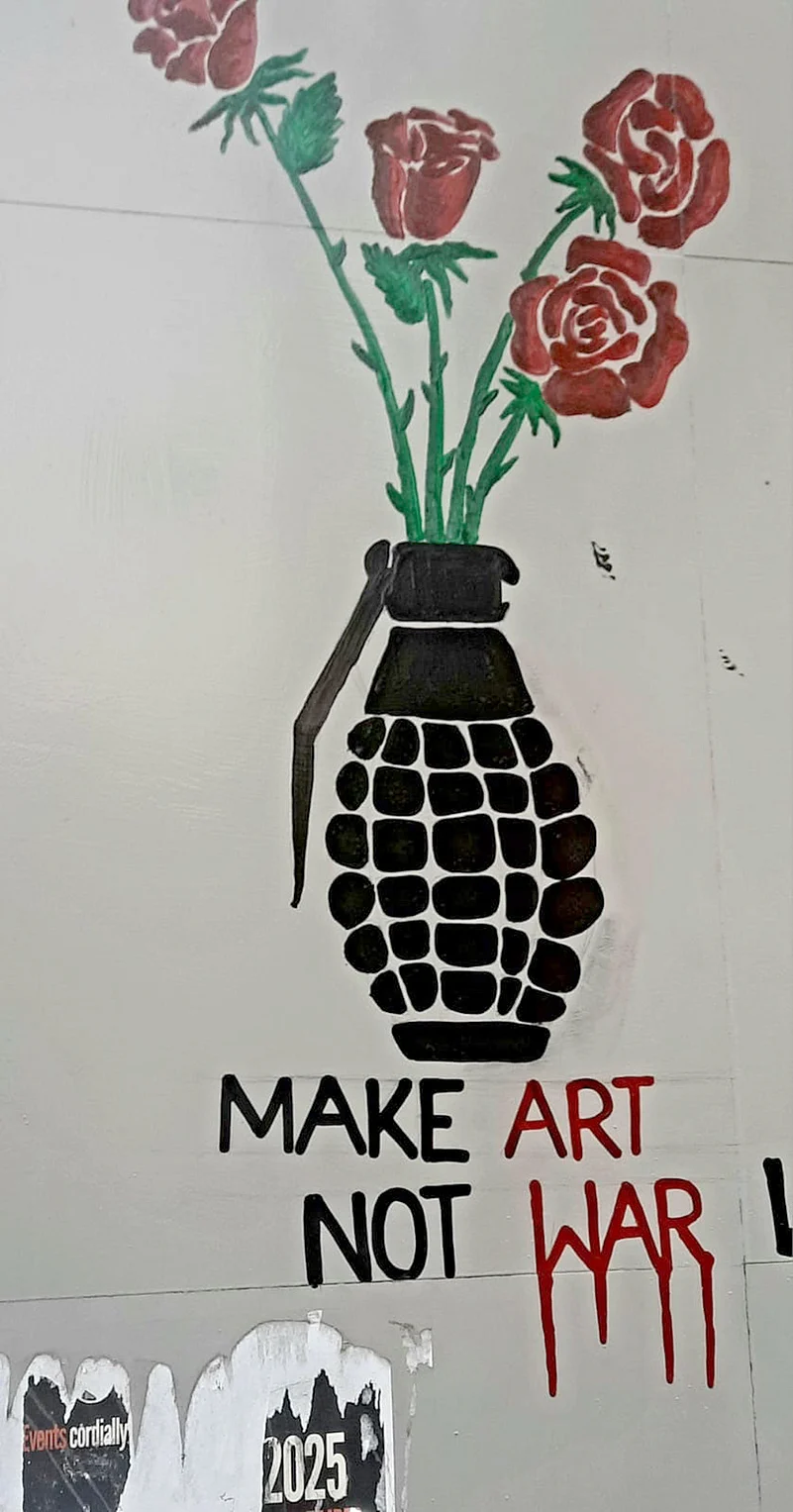 Kolkata campus graffiti