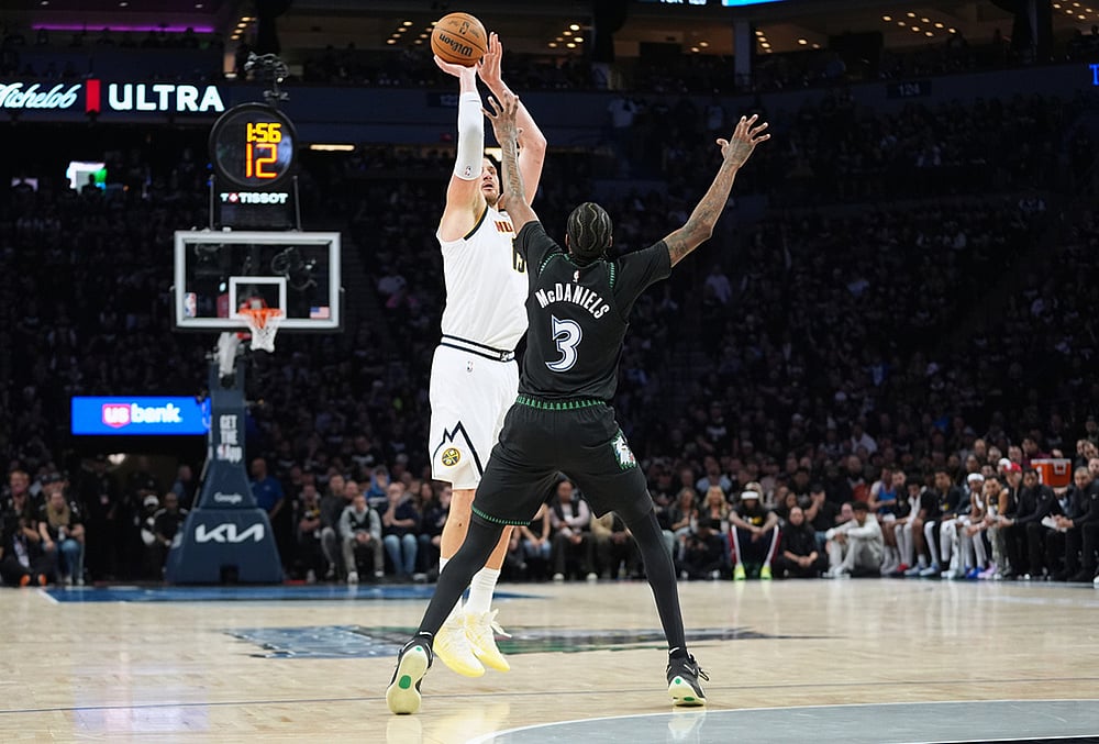 Timberwolves vs Nuggets NBA 2026 Playoffs game 3 photo-