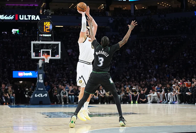 Timberwolves vs Nuggets NBA 2026 Playoffs game 3 photo-