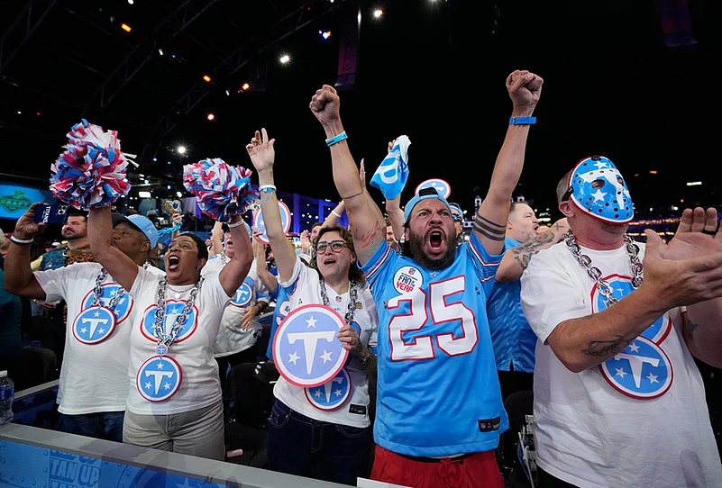 NFL football Draft 2026 photos-Tennessee Titans fans