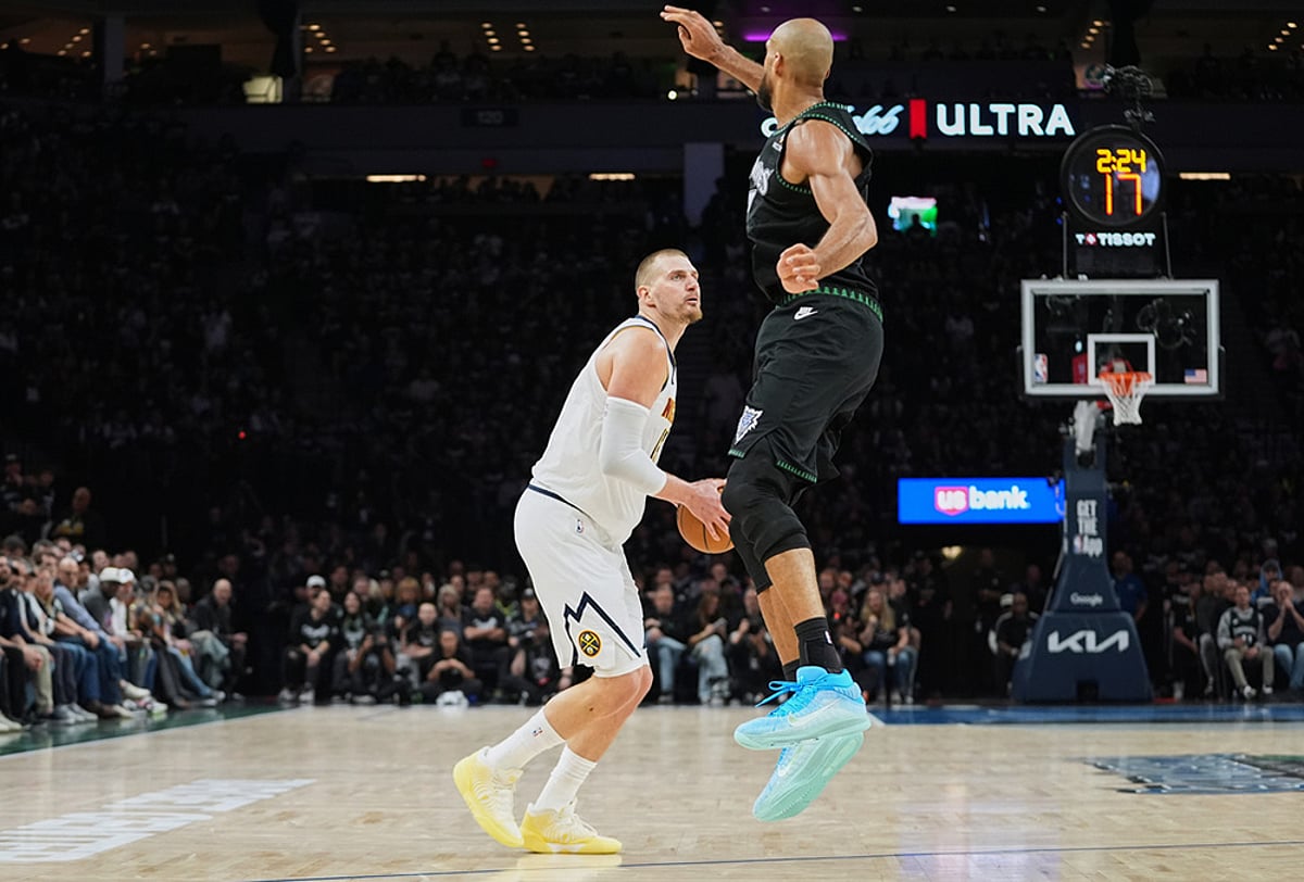 Timberwolves vs Nuggets NBA 2026 Playoffs game 3 photo-Nikola Jokic