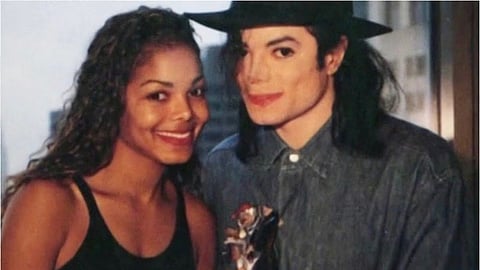 An Original Image of Michael Jackson And Janet Jackson