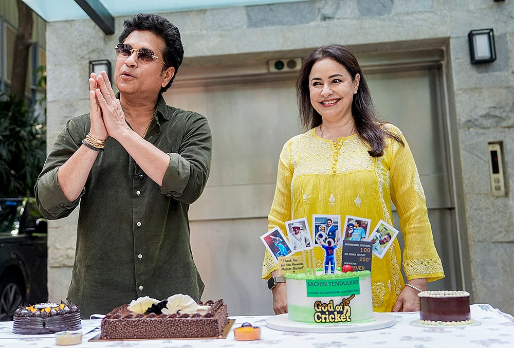 Sachin Tendulkar birthday celebration